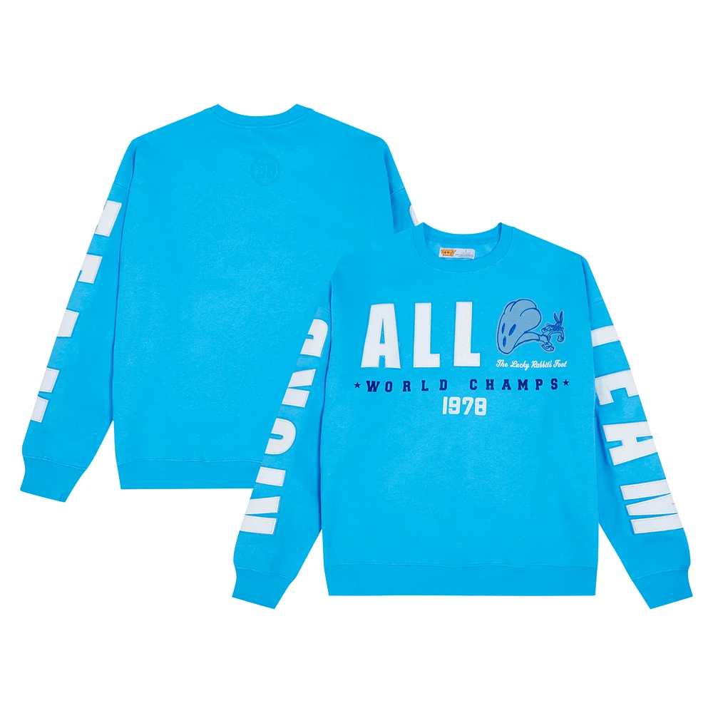 Men's Freeze Max Blue Looney Tunes Kickball Team Pullover Sweatshirt