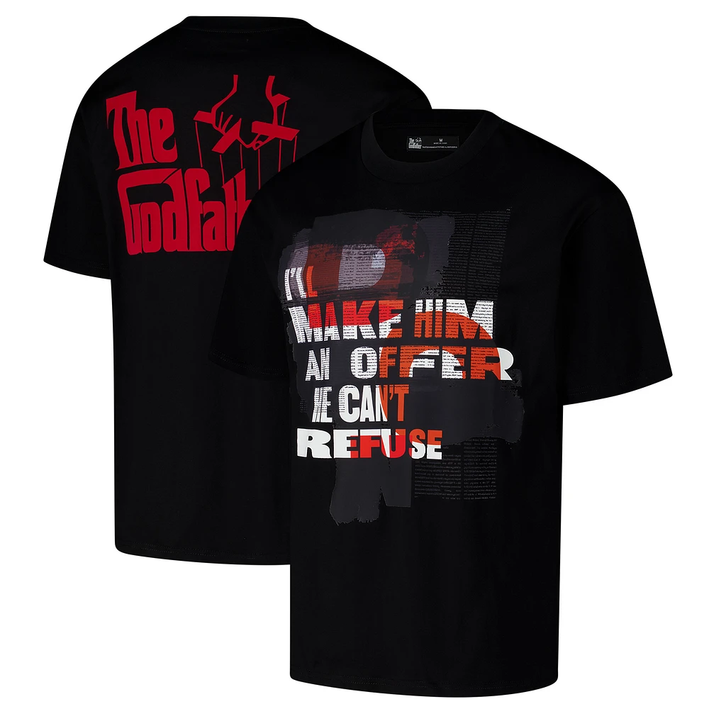 Men's Freeze Max Black The Godfather Offer T-Shirt