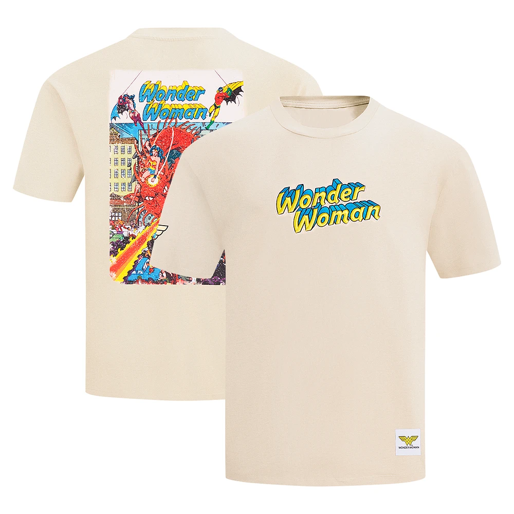 Men's Freeze Max Cream Wonder Woman Poster T-Shirt