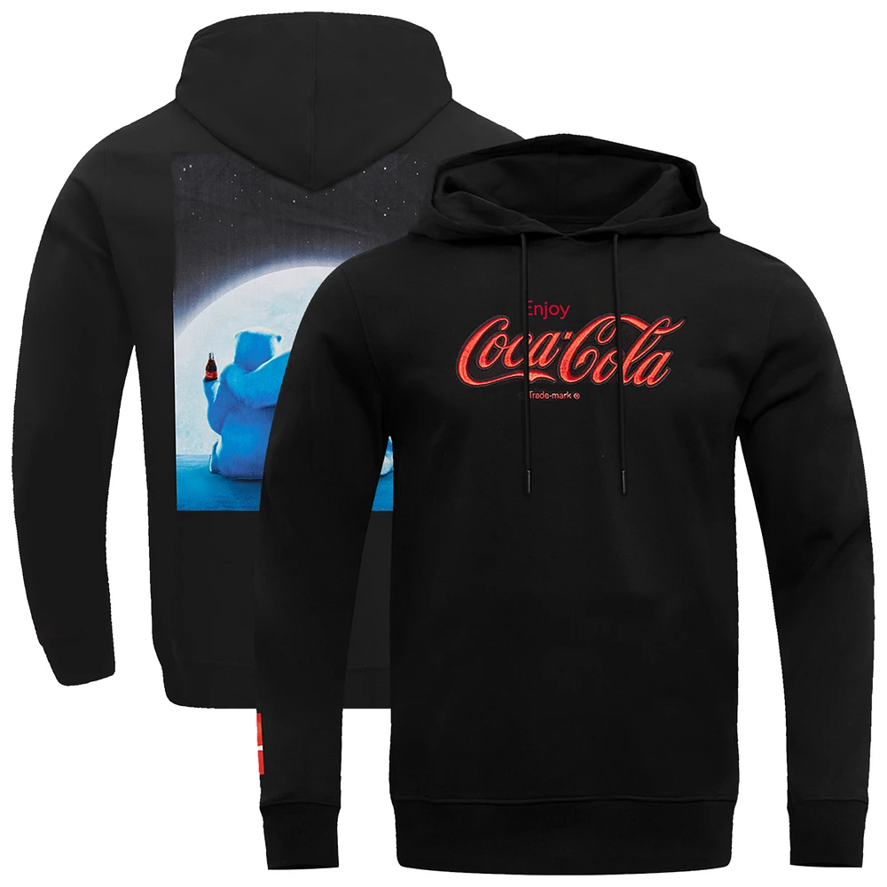 Men's Freeze Max Black Coca-Cola Sharing A Coke Pullover Hoodie