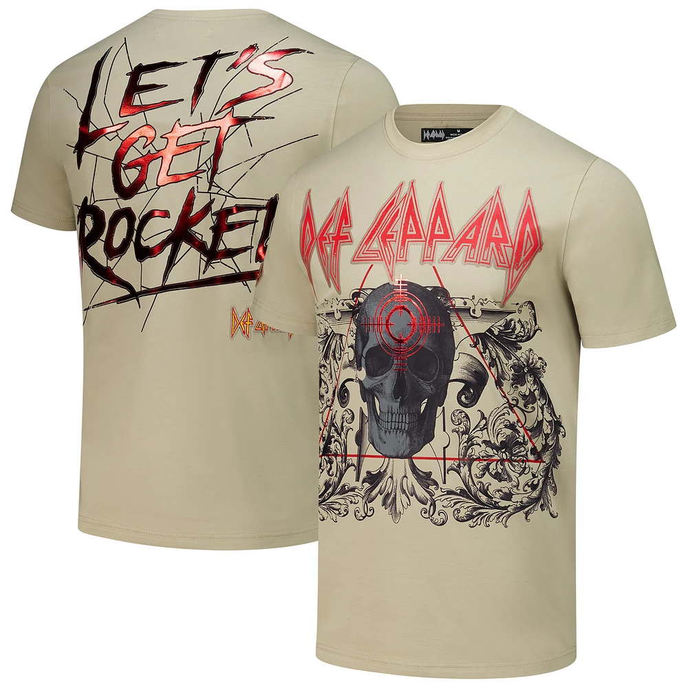 Men's Freeze Max Tan Def Leppard Let's Get Rocked T-Shirt