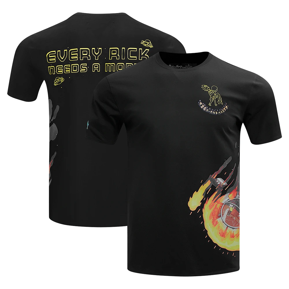 Men's Freeze Max Black Rick And Morty Every T-Shirt