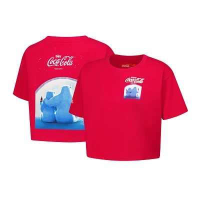 Women's Freeze Max Red Coca-Cola Sharing a Coke Cropped T-Shirt