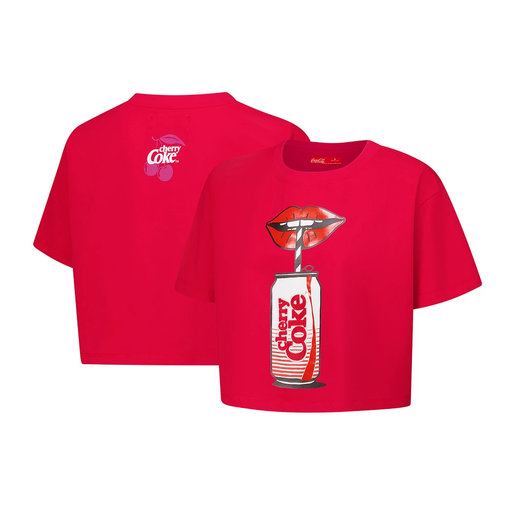Women's Freeze Max Red Coca-Cola Very Cherry Cropped T-Shirt
