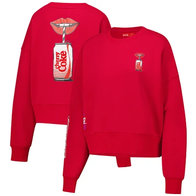 Women's Freeze Max Red Coca-Cola Very Cherry Oversized Pullover Sweatshirt