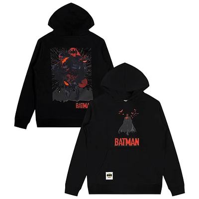 Youth Freeze Max Black Batman Comics Signal Pullover Hoodie