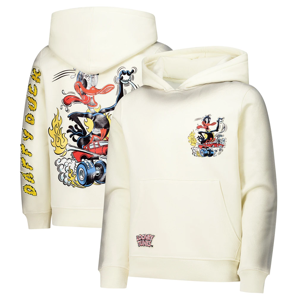 Youth Freeze Max Cream Looney Tunes Hot Rod Daffy Pullover Hoodie