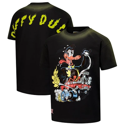 Youth Freeze Max Black Looney Tunes Hot Rod Daffy T-Shirt