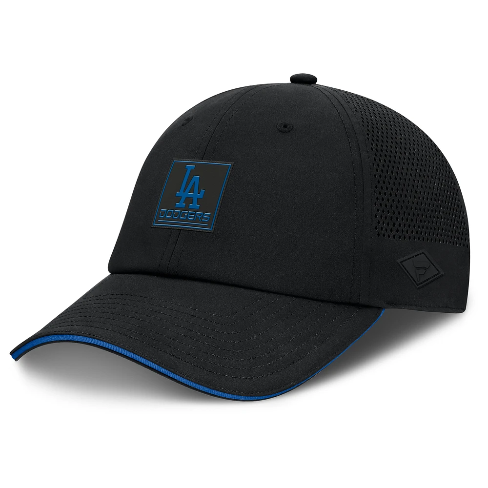 Men's Fanatics Black Los Angeles Dodgers Level Up Driver Adjustable Hat