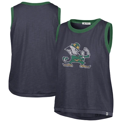 Women's '47 Navy Notre Dame Fighting Irish Premier Ringer Tank Top