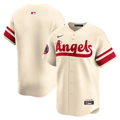 Men's Nike Cream Los Angeles Angels City Connect Limited Jersey