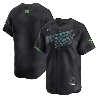Men's Nike Black Tampa Bay Rays City Connect Limited Jersey