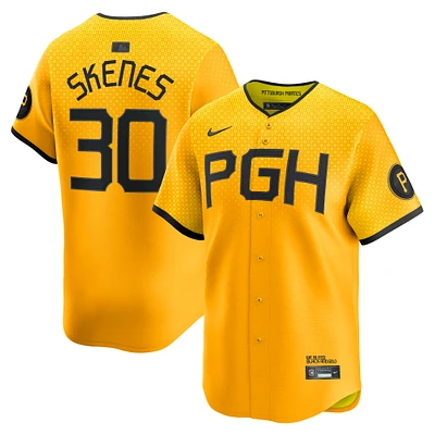 Men's Nike Paul Skenes Gold Pittsburgh Pirates City Connect Limited Player Jersey