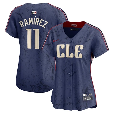 Women's Nike José Ramírez Navy Cleveland Guardians City Connect Limited Player Jersey