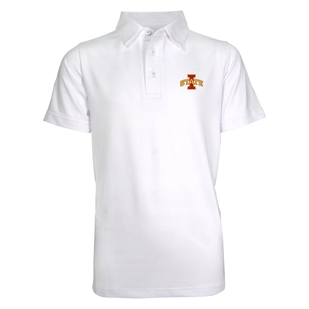 Youth Garb White Iowa State Cyclones Blake Polo
