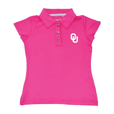 Girls Toddler Garb Light Pink Oklahoma Sooners Brighton Polo
