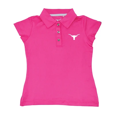 Girls Toddler Garb Light Pink Texas Longhorns Brighton Polo
