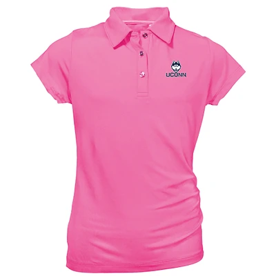 Girls Toddler Garb Light Pink UConn Huskies Brighton Polo