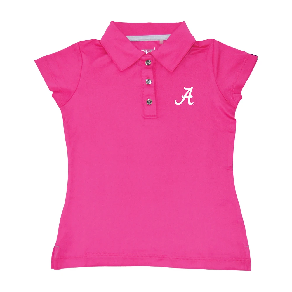 Girls Toddler Garb Light Pink Alabama Crimson Tide Brighton Polo