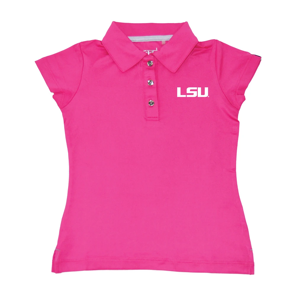 Girls Toddler Garb Light Pink LSU Tigers Brighton Polo
