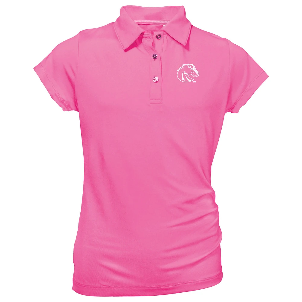 Youth Garb Light Pink Boise State Broncos Brighton Polo