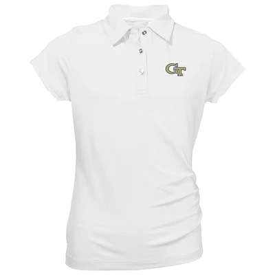 Youth Garb White Georgia Tech Yellow Jackets Brighton Polo