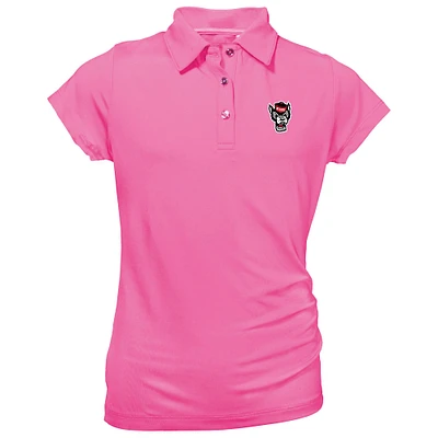 Youth Garb Light Pink NC State Wolfpack Brighton Polo