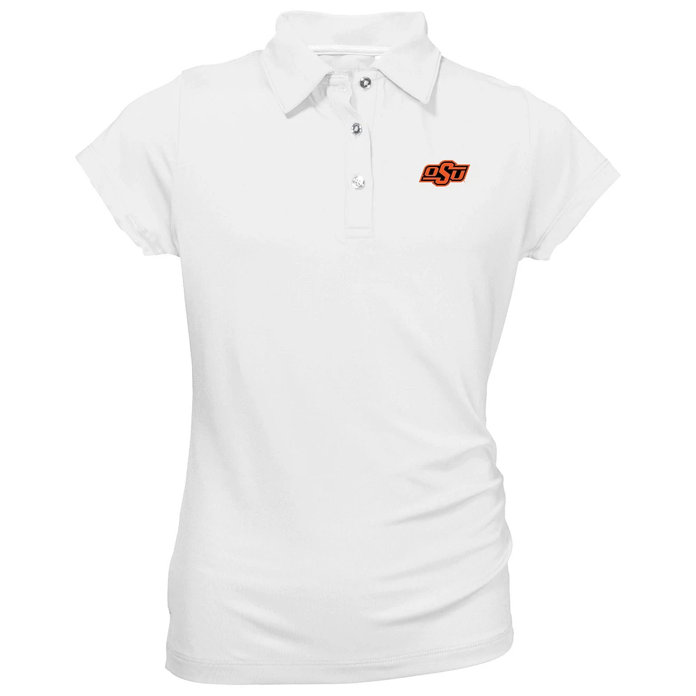 Youth Garb White Oklahoma State Cowboys Brighton Polo