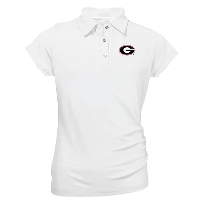 Youth Garb White Georgia Bulldogs Brighton Polo