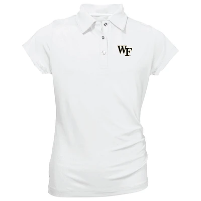 Youth Garb White Wake Forest Demon Deacons Brighton Polo