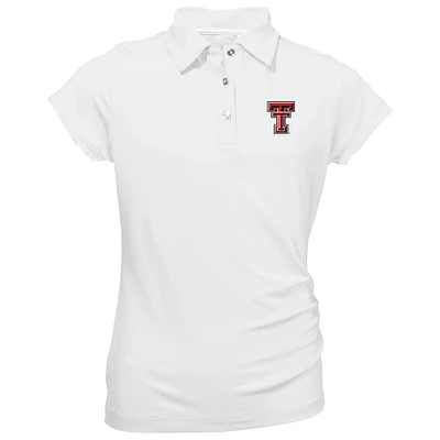 Youth Garb White Texas Tech Red Raiders Brighton Polo