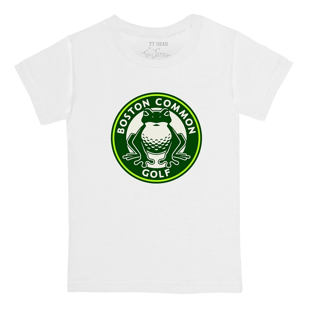 Youth Tiny Turnip White Boston Common Golf Team T-Shirt
