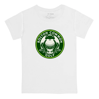Youth Tiny Turnip White Boston Common Golf Team T-Shirt