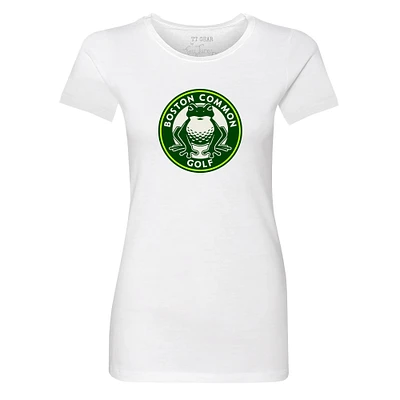 Women's Tiny Turnip White Boston Common Golf Team T-Shirt