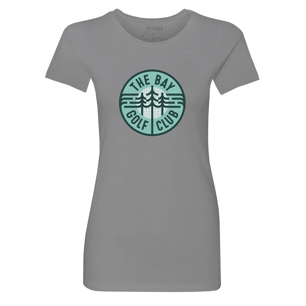 Women's Tiny Turnip Grey The Bay Golf Club Team T-Shirt