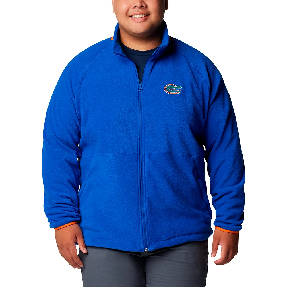 Men's Columbia Royal Florida Gators Big & Tall Flanker™ IV Fleece Raglan Full-Zip Jacket
