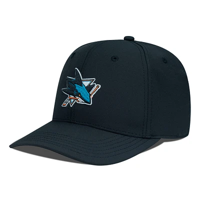 Men's Levelwear Black San Jose Sharks Rise Flex Hat