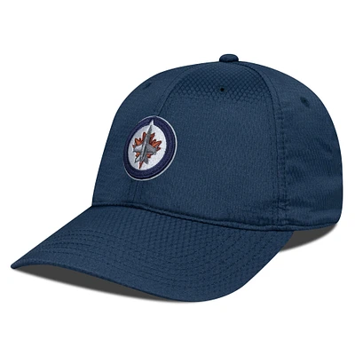 Men's Levelwear Navy Winnipeg Jets Matrix Adjustable Hat