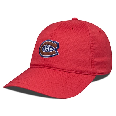 Men's Levelwear Red Montreal Canadiens Matrix Adjustable Hat