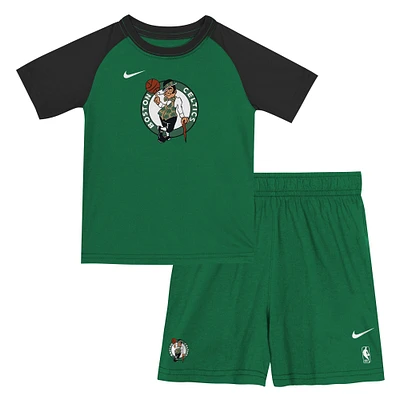 Toddler Nike  Kelly Green Boston Celtics Practice T-Shirt & Shorts Set