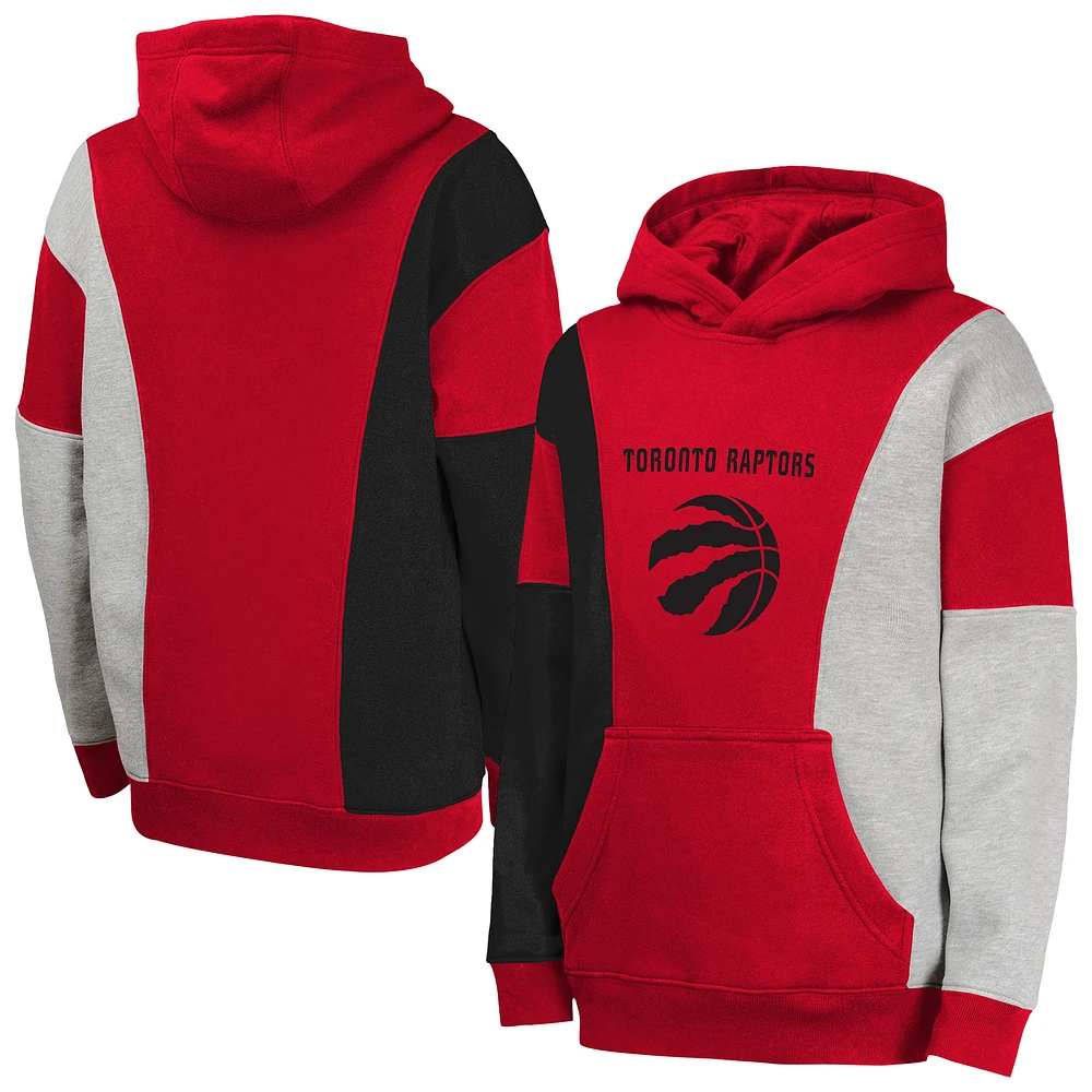 Youth Red Toronto Raptors Ace the Hole Pullover Hoodie