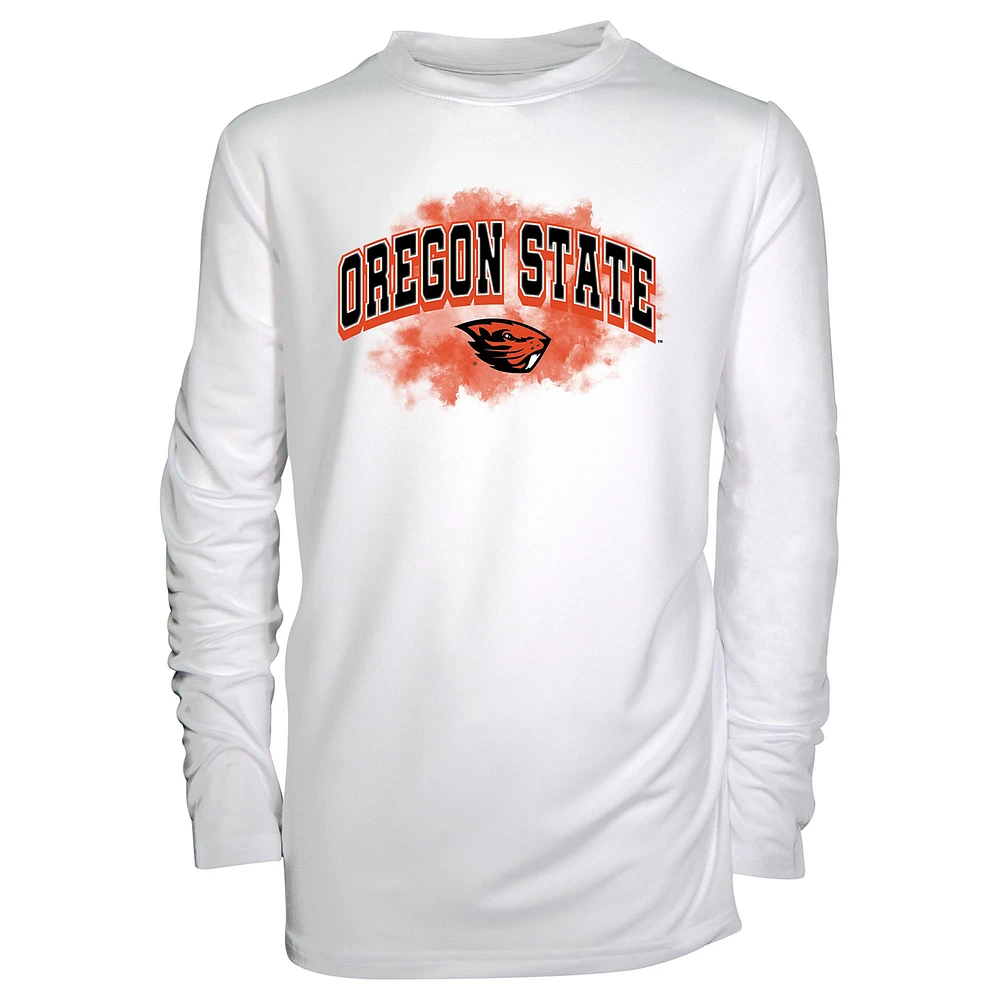 Toddler Garb White Oregon State Beavers Jesse Long Sleeve Sun Shirt