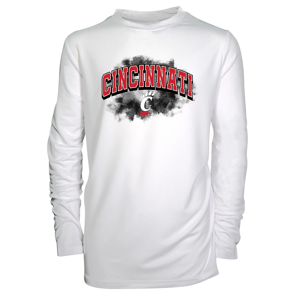 Toddler Garb White Cincinnati Bearcats Jesse Long Sleeve Sun Shirt