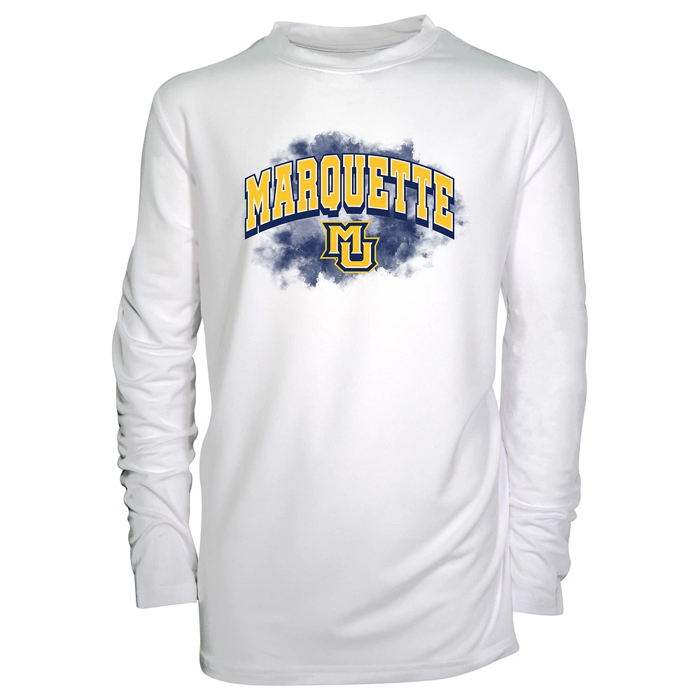 Toddler Garb White Marquette Golden Eagles Jesse Long Sleeve Sun Shirt