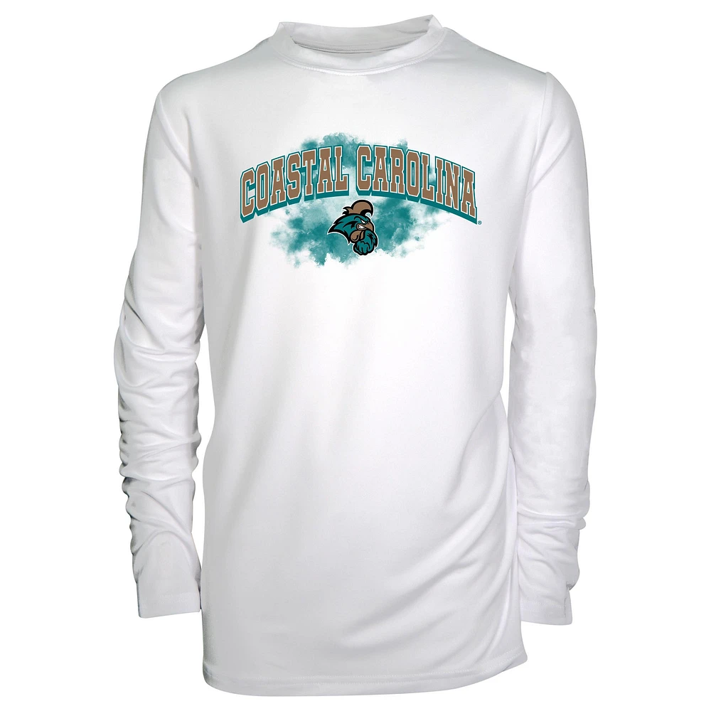 Toddler Garb White Coastal Carolina Chanticleers Jesse Long Sleeve Sun Shirt