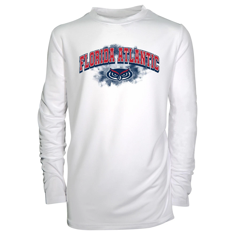 Toddler Garb White Florida Atlantic Owls Jesse Long Sleeve Sun Shirt