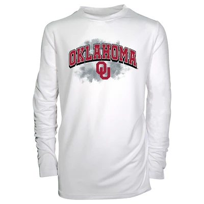 Toddler Garb White Oklahoma Sooners Jesse Long Sleeve Sun Shirt