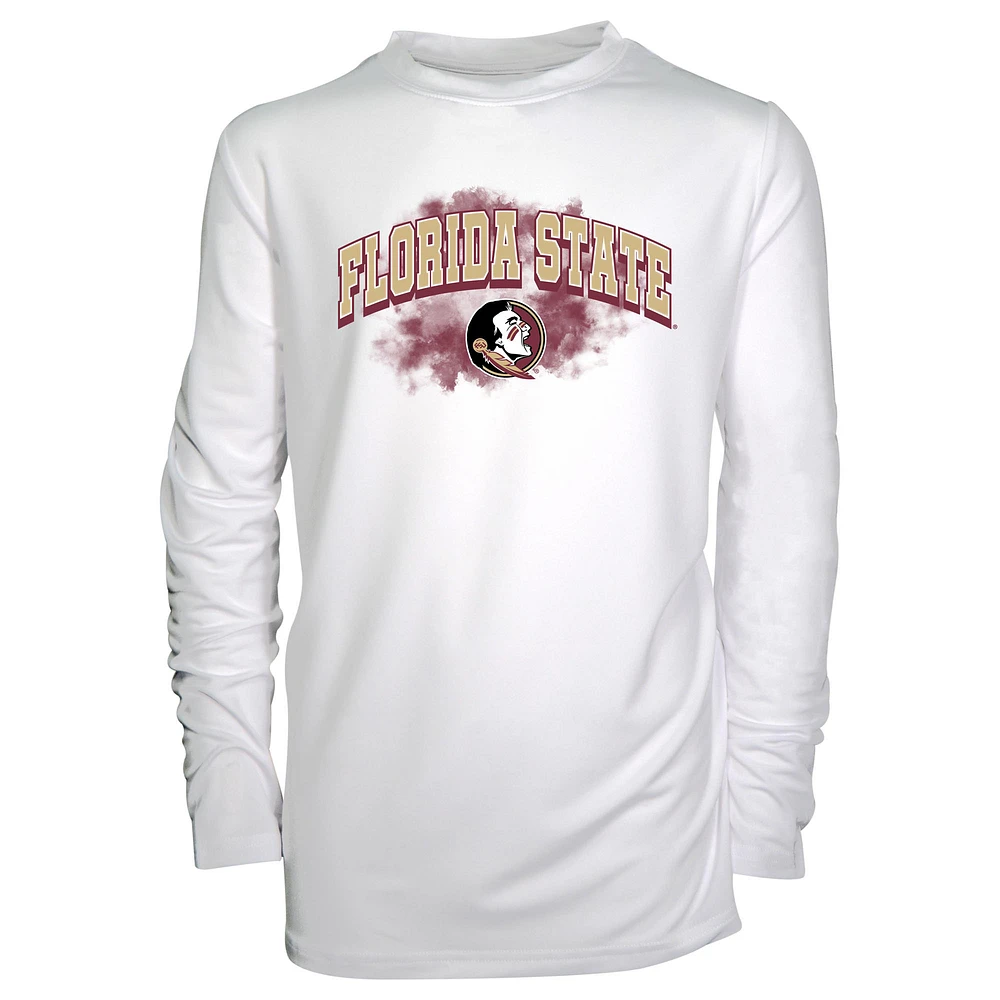 Toddler Garb White Florida State Seminoles Jesse Long Sleeve Sun Shirt