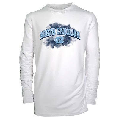 Toddler Garb White North Carolina Tar Heels Jesse Long Sleeve Sun Shirt
