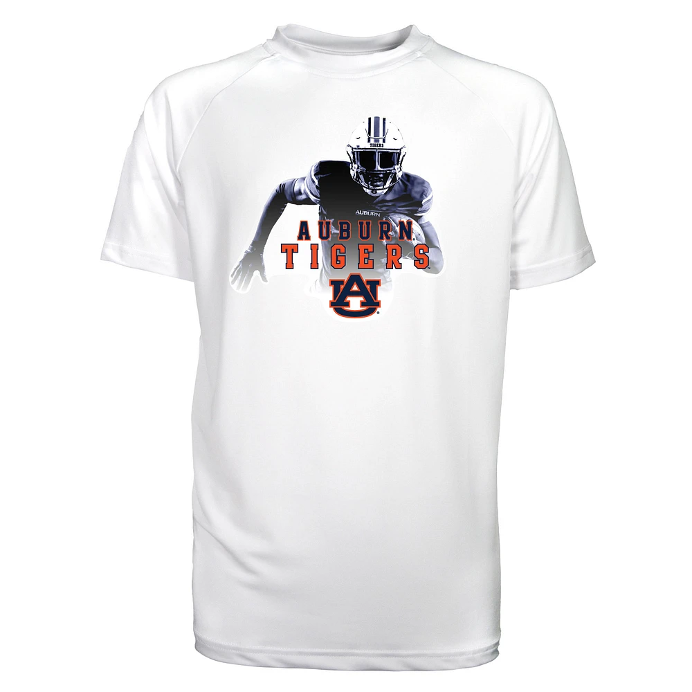 Toddler Garb White Auburn Tigers Kevin Raglan Sun Shirt
